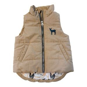 Velvet Fawn Boys Puffer Vest 18-24 mo EUC